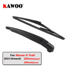 KAWOO Car Rear Wiper Blade Blades Back Window Wipers Arm For Nissan X-Trail Hatchback (2014 Onwards) 305mm Auto Windscreen Blade 2024 - buy cheap