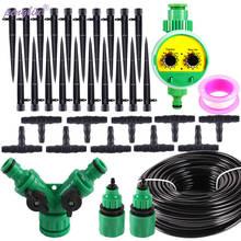 Garden Hose 20M DIY Micro Drip Irrigation kit Plant Self Automatic Watering Timer With Adjustable Dripper Irriigation  IT008 2024 - buy cheap