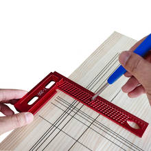 200mm Precision Woodworking Scribe Ruler Aluminum Hole Scribing Gauge Carpenter Measuring Marking Device Woodworking DIY Tool 2024 - buy cheap