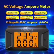 40-400v/100a display digital ac amperímetro voltímetro tester usb medidor de volt potência wattmeter ampere htn amplo lcd novo design 2024 - compre barato