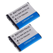2 peças de bateria para nikon, coolpix, s3100, s3300, s3500, s6000, s6800, s7000 2024 - compre barato