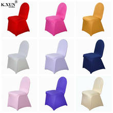 High Thick Universal Selective Color Stretch Polyester Slipcovers for Banquet Dining Wedding Party Spandex Chair Cover 2024 - buy cheap