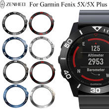 Металлическое кольцо для защиты от царапин для Garmin Fenix 5X/5X Plus, 3/3 часов 2024 - купить недорого