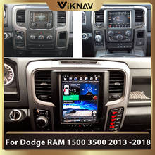 Автомобильный радиоприемник 2 din Android для Dodge RAM 1500 3500 2013 -2018, автомобильная стереосистема Tesla, радио, мультимедиа, GPS-навигатор, автомобильное аудио головное устройство 2024 - купить недорого