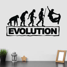 Snowboarding Evolution Wall Sticker Extreme Sport Vinyl Home Decoration Mural child Bedroom Dorm Poster Removable Decal DG387 2024 - buy cheap