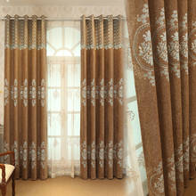 2021 New Hot Style High-end Light Luxury European-style Cashmere Jacquard Curtains for Living Room Bedroom Dining Room 2024 - buy cheap