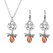 dongsheng Fashion Outlander Necklaces Knot Cross Dragonfly Scottish Irish Gaelic Pendant Necklace Choker Necklace for Women  2024 - buy cheap