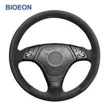 Hand-Stitched Black Synthetic Suede Car Steering Wheel Covers for BMW E36 1996 1997-2000 E46 1998-2000 Z3 E36/7 1995 1996 1997 2024 - buy cheap