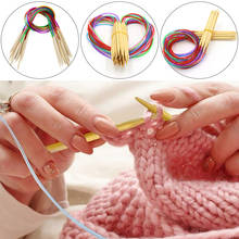 18Pcs Double Tip Bamboo Ring Knitting Crochet Needle Knit Weave Yarn Crochet Hooks DIY Craft Home Supplies Sweater Needle 2024 - buy cheap