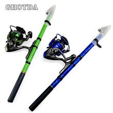 1.5m 1.8m 2.1m 2.4m 2.7m 3.0m Fishing Rod Reel Combo Kits Spinning Reel Pole Set with Spinning Fishing Reel 2024 - buy cheap