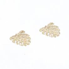 Brass Leaf Charms,Raw Brass Hammered Earring Findings,Textured Pendant, Fit For DIY Necklace,Brooch,Earrings,35.5mmx18mm-RB1070 2024 - buy cheap