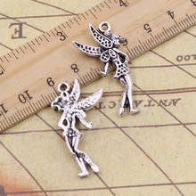 12pcs Charms Butterfly Fairy Angel Girl 33x14mm Tibetan Pendants Crafts Making Findings Handmade Antique DIY Jewelry 2024 - buy cheap