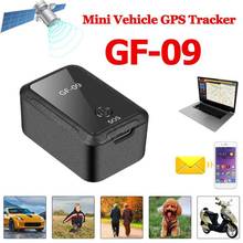 Rastreador GPS magnético para Mini vehículo, dispositivo de seguimiento en tiempo Real, WiFi + LBS + AGPS, APP de Control de voz con micrófono, GF-09 de escucha remota 2024 - compra barato