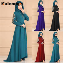 Vestido largo Irregular para mujer, caftán marroquí musulmán Abaya, ropa islámica de Ramadán, 5XL talla grande, Dubái 2024 - compra barato