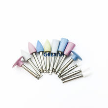 Rebarbas de polimento de diamante dentário, tipo de trava variado de silicone para laboratório dentário 18 peças 2024 - compre barato