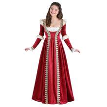 Deluxe Medieval European Royal Court Queen Costume Halloween stage performance Vintage Royal Lady Ball Princess Cosplay Dress 2024 - buy cheap