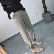 2019 Autumn and Winter Women Korean Style Ankle-length Joker High Waist Pants Loose Harem Pants Casual Female Trousers 6993 50 2024 - buy cheap