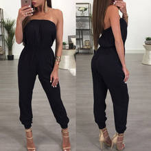 Women's Off-the-shoulder Jumpsuit Clubwear Playsuit Bodycon Party Romper Trouser 2024 - buy cheap