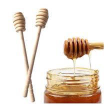 Barra para remover miel de madera, utensilio práctico de mango largo, cuchara para mezclar miel, café, leche y té, 2 piezas, 16cm 2024 - compra barato