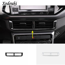 For Volkswagen VW T-cross Tcross 2018 2019 2020 2021 Sticker Switch Vent Outlet Middle Air Condition Panel Control Trim Frame 2024 - buy cheap