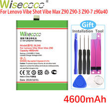 WISECOCO 4600mAh BL246 Battery For Lenovo Vibe Shot Vibe Max Z90 Z90-3 Z90-7 z90a40 Mobile Phone +Tracking Code 2024 - buy cheap