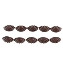 10 Pieces 1/6 Dollhouse Miniature Vintage Shell Shape Door/Drawer Handles Model 2024 - buy cheap