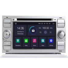 ¡Envío gratis! Radio con GPS para coche, reproductor DVD con audio, 2Din, 1080P, RDS, BT, para Ford Mondeo, Focus, Transit, C-MAX, S-MAX, Fiesta 2024 - compra barato