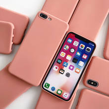 Capa de celular coral para iphone, capa de silicone macia para iphone 12 11 pro xs max xr x 8 7 6s 6 plus se 2020 2024 - compre barato