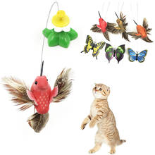 Electric Rotating Colorful Butterfly Funny Dog Cat Toys Bird Pet Seat Scratch Toy For Cat Kitten Dog Cats Intelligence Trainning 2024 - buy cheap