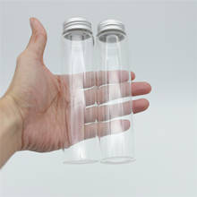 Botellas de vidrio vacías para almacenamiento de especias, tubos de ensayo de 37x150mm, 120ml, 6 unidades 2024 - compra barato