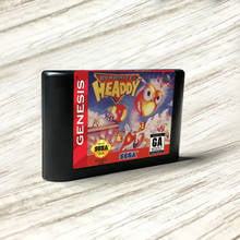 Динамит Headdy - USA метки Flashkit MD никелевое золото схема на основе печатной платы для Sega Genesis Megadrive игровая консоль 2024 - купить недорого