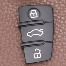 DAKATU дистанционный Флип брелок оболочки 3 кнопки резиновый коврик Замена для AUDI A2 A3 S3 A4 A6 A6L A8 Q3 TT Quattro 2024 - купить недорого