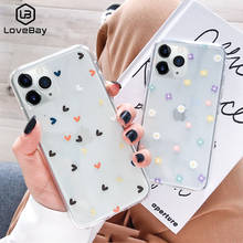 Lovebay Floral Love Heart  Soft Clear Phone Case For iPhone 13 11 12 Pro Max X XS Max XR 6 7 8 Plus 5 5S 13 Mini Cute Back Cover 2024 - buy cheap