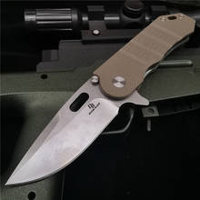 Cuchillo plegable 58HRC de 200MM (8 '), cuchillo de bolsillo D2 hoja G10 Mango para acampar al aire libre, tácticas de supervivencia, cuchillo de caza, herramientas de mano 2024 - compra barato