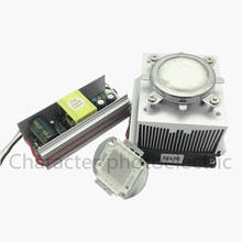 Chip de led uv 395-400nm, 100w, ac 85-100 v, driver + dissipador de calor + lente de 90 graus com refletor, kit colimador