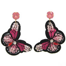 Beautiful Butterfly Earrings for Women Fashion Jewelry Drop Earring High Quality Lace Earrings Jewelry Gift Pendientes 2024 - buy cheap