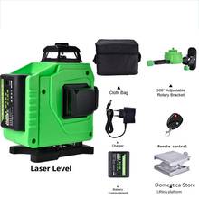 12/16 Lines 3D Self-Leveling Horizontal Vertical Cross Lines 360 Degrees Rotary Adjustment Super Powerful Green Laser Beam Line 2024 - buy cheap