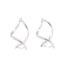 Pandahall 10 pcs Brass Ice Pick Pinch Bails Twist Style Necklace Pendants Dangle Earrings DIY Jewelry Making 2024 - buy cheap