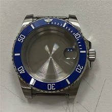Caja de reloj de cristal de zafiro de acero inoxidable 316L, 40mm, pieza de repuesto para accesorios de movimiento mecánico NH35 2024 - compra barato