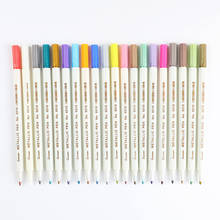 20 Colors/Set DIY Graffiti Metallic Marker Painting Set Manga Brush Pen Drawing Art Markers For Sketching Office School Supplies 2024 - buy cheap