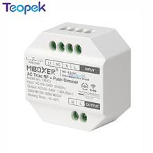Miboxer TRI-C1 triac rf sem fio push dimmer interruptor led dimmer AC110V-220V 2.4ghz controlador de interruptor led para lâmpada luz 2024 - compre barato