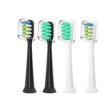 Para xiaomi mijia t300/500/soocas cabeça escova de dentes elétrica universal 3d clareamento substituição do dente cabeças escova 2024 - compre barato