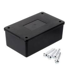 Caja de Proyecto de caja electrónica de plástico ABS OOTDTY, conector eléctrico negro resistente al agua 103x64x40mm 2024 - compra barato