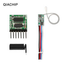 QIACHIP Universal Wireless Remote Control Switch DC 12V 24V Led Switch 433Mhz RF Receiver Module + 4 CH RF Transmitter Antenna 2024 - buy cheap