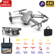 Dron plegable Mini DroneE68, cuadricóptero con WIFI, FPV, gran angular, cámara HD 4K 1080P, modo de mantenimiento de altura, RC, regalo 2024 - compra barato