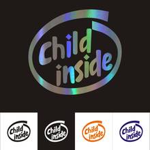 Car Sticker Creative Decal Child Inside Pvc 13cm X 12cm Decal Motorcycle Decorative Accessories 2024 - buy cheap