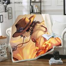 Popular Anime One Piece 3D Printed Fleece Blanket for Beds Thick Quilt Fashion Bedspread Sherpa Throw Blanket Adults Kids 05 2024 - buy cheap