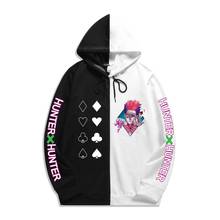 Hunter X Hunter hoodies Hisoka Fashion Men Hoodies Sweatshirts Print Harajuku Hoodie Patchwork Thin Clothing Hip Hop Streetwear 2024 - buy cheap