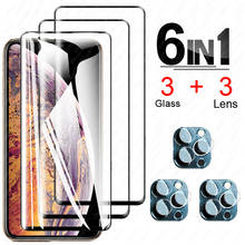 Закаленное стекло 9999D для iPhone, изогнутая Защита экрана для iPhone 11 12 Pro XS Max X XR 7 6 6S 8 Plus 2024 - купить недорого