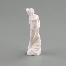 Mini estátua da deusa de resina para casa de bonecas, 2 peças 1/12 acessórios miniatura brinquedos de modelo para decoração de casa de boneca 2024 - compre barato
